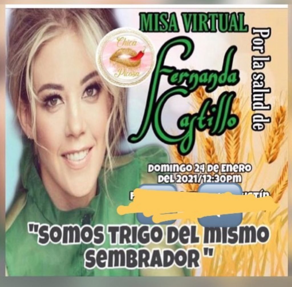 La madre de Fernanda Castillo, Cecilia García, mandó a hacer una misa virtual a su hija - Roger Swidorowicz 1 image0 24
