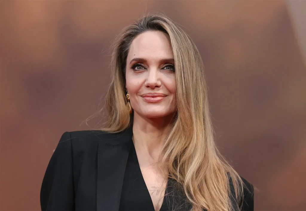 actress angelina jolie attends maria gala october 18 2024